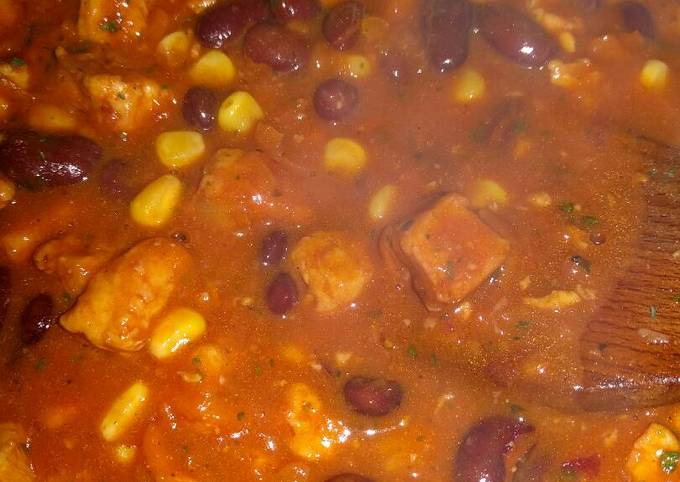 Steps to Prepare Quick Vegetarian Dinner with Quorn and Kidney Beans