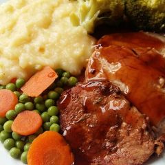 A picture of Vickys Balsamic Roast Pork, GF DF EF SF NF.
