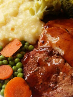 A picture of Vickys Balsamic Roast Pork, GF DF EF SF NF.