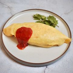A picture of Omu rice.