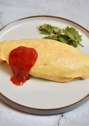 A picture of Omu rice.