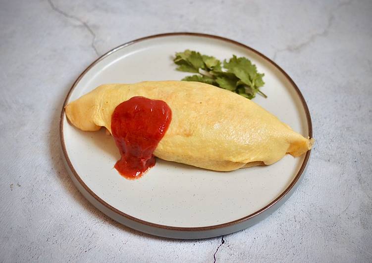 Simple Way to Prepare Homemade Omu rice