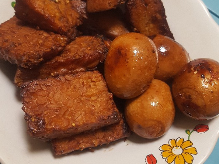 Resep Bacem tahu tempe telur yang Bisa Manjain Lidah