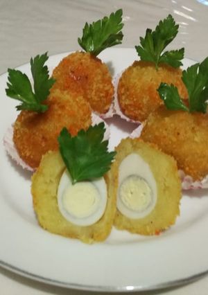 Foto resep Kroket kentang isi telur puyuh#bikin ramadhan berkesan