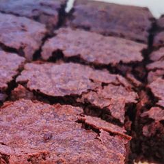A picture of Fudgy Cocoa Brownies (gluten free).