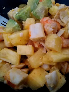 Una foto de Ensalada de piña