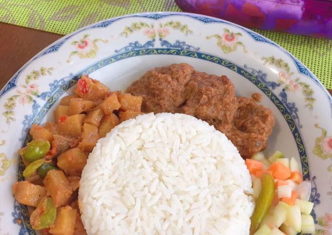 Bagaimana Menyiapkan Nasi Genep Mantenan dgn Acar Mentah yang Bisa Manjain Lidah