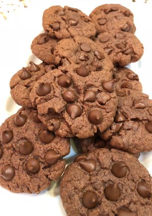 صورة لوصفة كوكيز بالشكولاتة🍪👍🏼