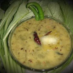 A picture of Spinach dal.