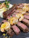 Lemon Butter Ribeye n’ Shrimp