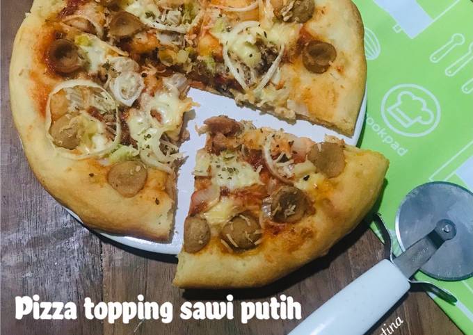 Pizza topping Sawi Putih