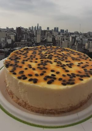 Una foto de Torta de Maracuyá