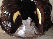 A picture of chocolate cheesecake
