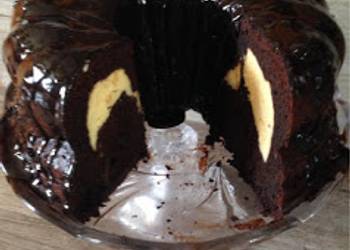 Unique Recipe Cheese cake filled chocolate bundt cake Delicious Simple