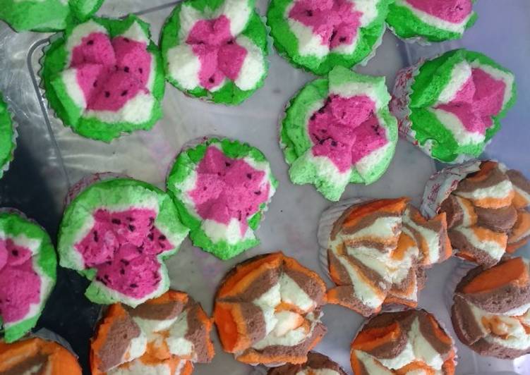 Anti Ribet, Memasak Bolu kukus nemo dan semangka Ekonomis Untuk Jualan