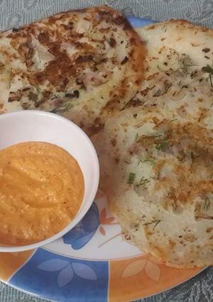 A picture of Instant Bread Uttapam.
