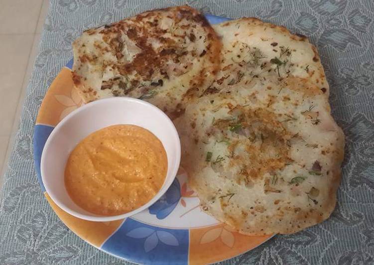 Simple Way to Make Homemade Instant Bread Uttapam