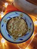 Risotto di pesce con purea di zucca