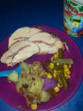 Ham and Cheese Stuffed, Bacon Wrapped Chicken
