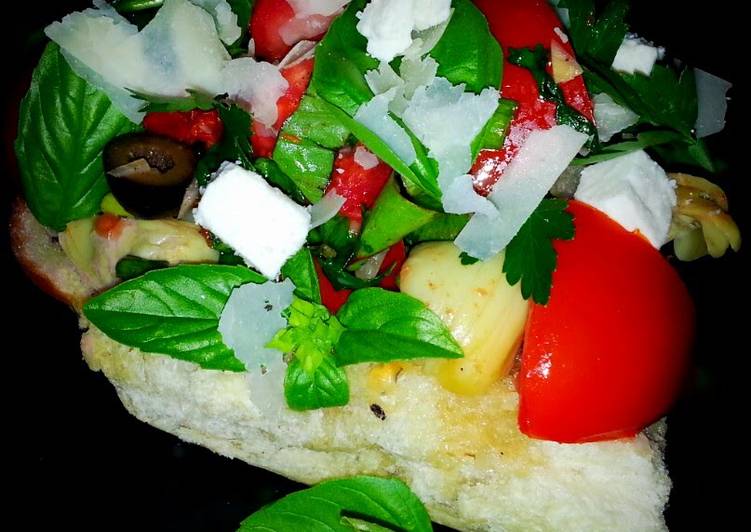 Recipe of Super Quick Homemade Mike&#39;s, &#34;Wild About Garlic,&#34; Bruschetta