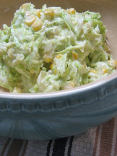 A picture of Creamy Cabbage Coleslaw.
