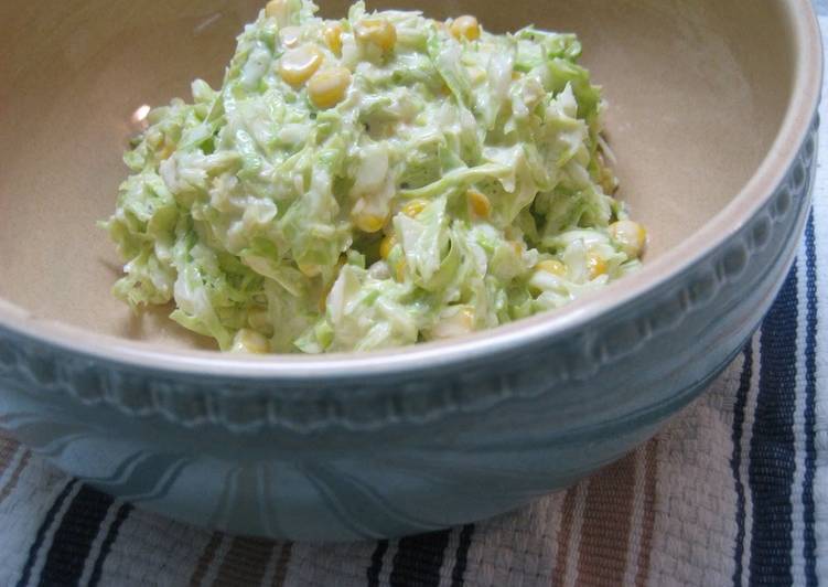 How to Prepare Speedy Creamy Cabbage Coleslaw