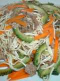 Goya Champuruu - Okinawan Bitter Melon Stir-Fry with Somen Noodles