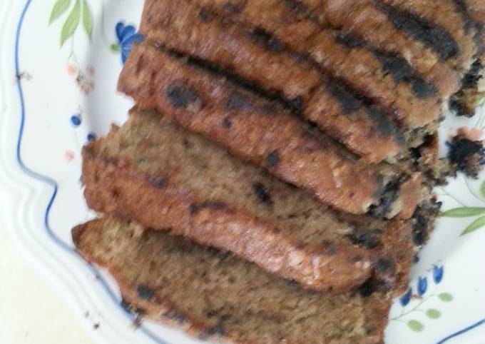 Simple Way to Prepare Perfect Decadently moist chocolate chip zucchini bread