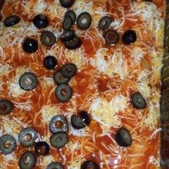 Easy Shredded Beef and Cheese Enchiladas A picture of Easy Shredded Beef and Cheese Enchiladas.