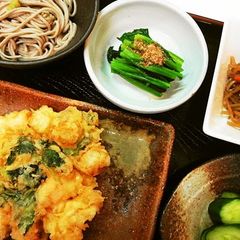 A picture of Crispy Shrimp & Vegetable Fritters.