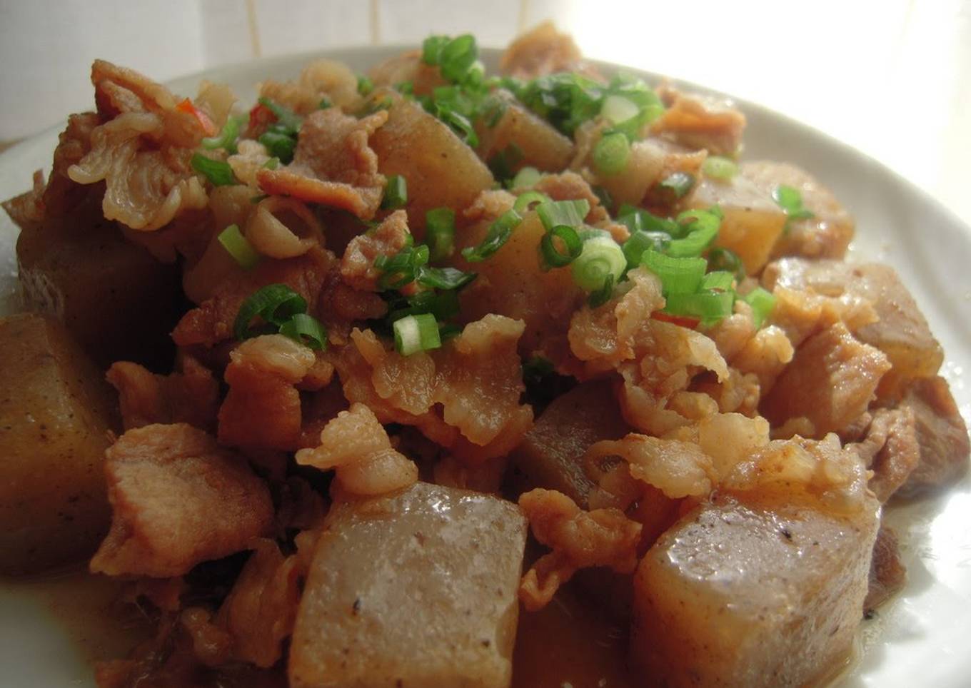 Pork and Konnyaku Stir-Fry