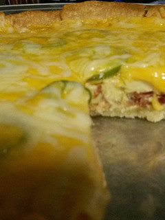 A picture of Jalapeño Popper Quiche w/Bacon.