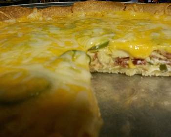 Fresh, Making Recipe Jalapeo Popper Quiche wBacon Restaurant Style