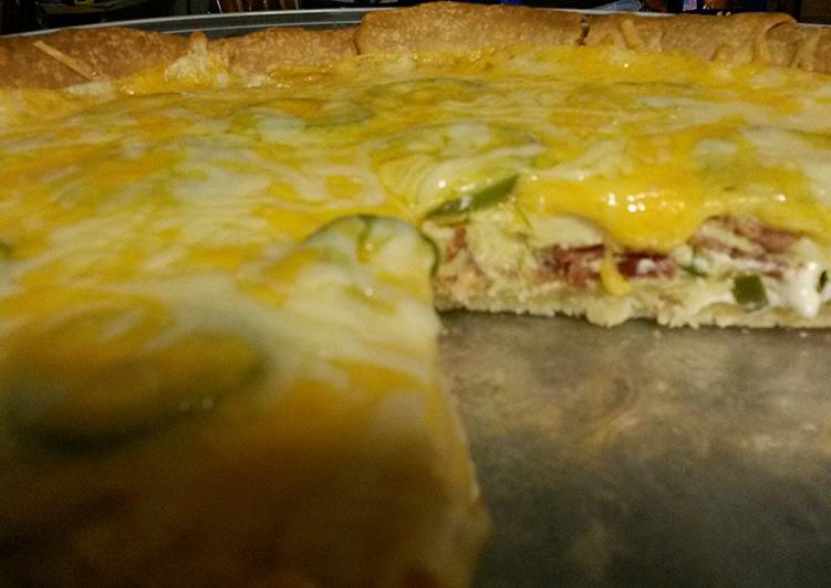 Jalapeño Popper Quiche w/Bacon Jalapeño Popper Quiche w/Bacon