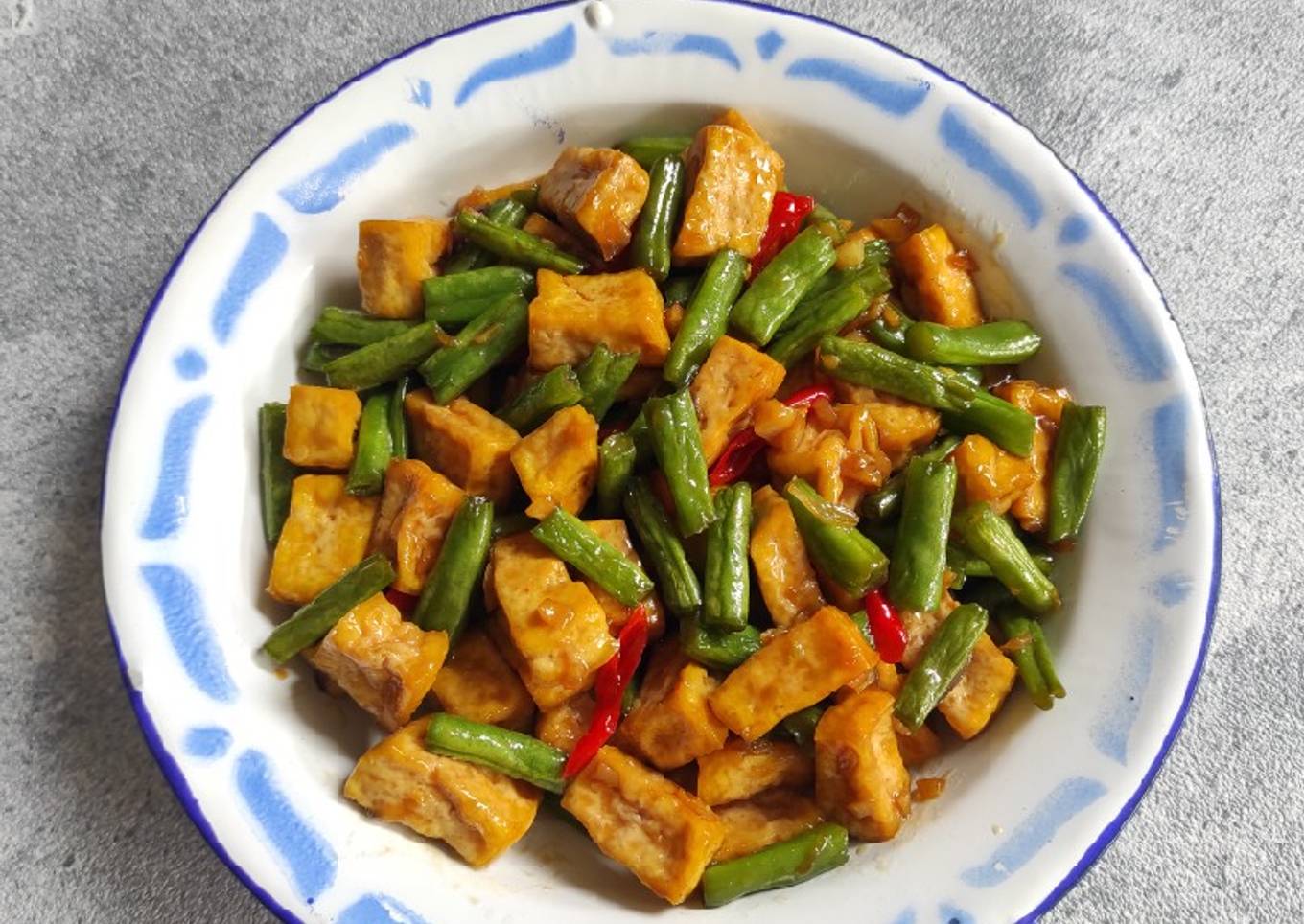 Tumis tahu buncis