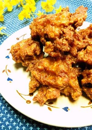 A picture of Delicious Japanese Fried Chicken with Crunchy Cartilage.