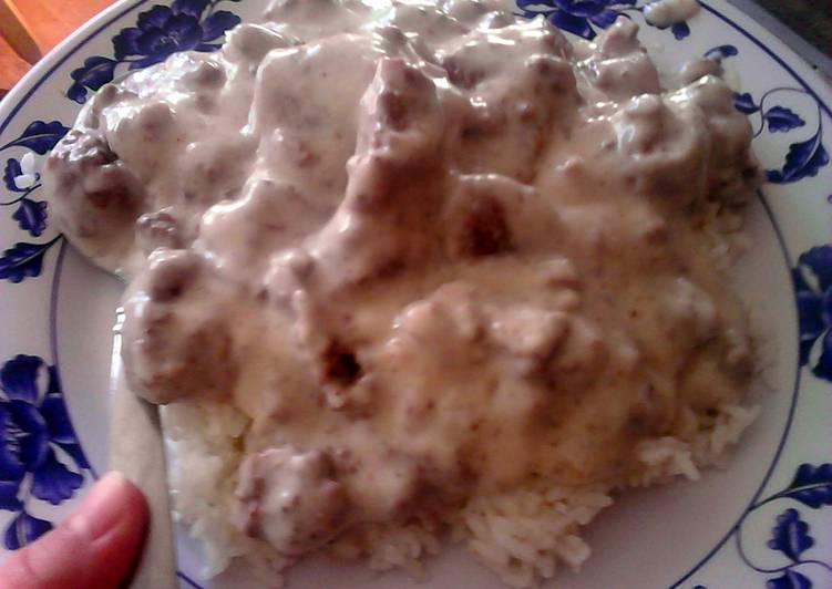 cream of mushroom with beef