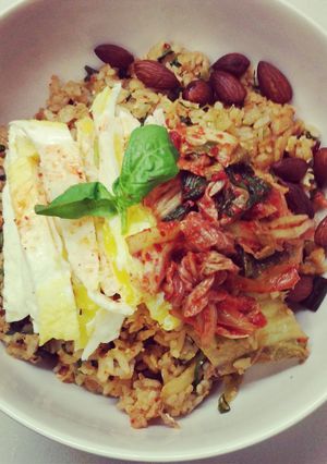 A picture of Bibimpap!.