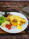 Salmon with Hollandische Sauce