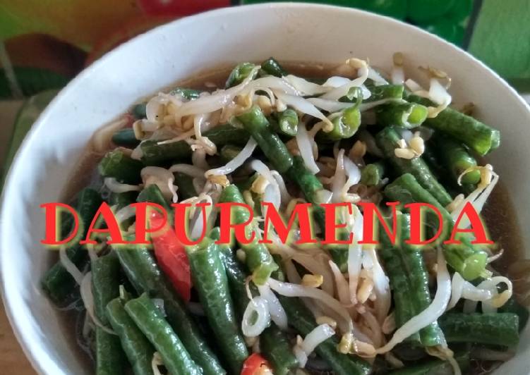 Tumis kacang panjang & toge