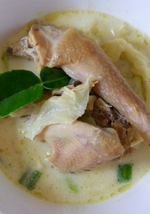 Foto resep Opor ayam kampung kuah susu