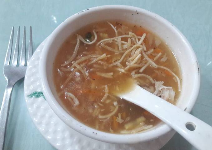 Recipe of Speedy Chicken noodle soup