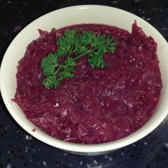A picture of German Red Cabbage (Rotkohl).
