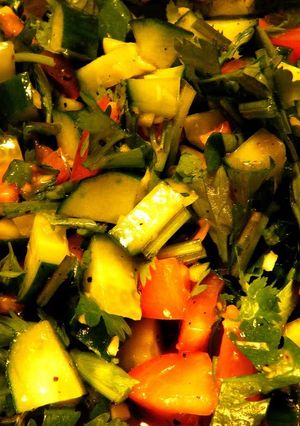 A picture of Cilantro Salad.