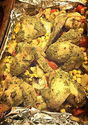 A picture of CampFire Style Chicken Wings.
