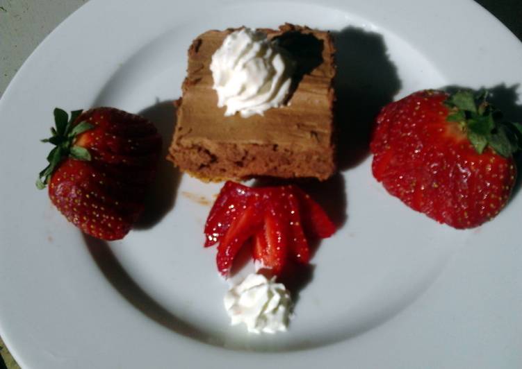 Steps to Prepare Quick Ladybirds &#34;OMG To Good&#34; Chocolate Mousse Slice !