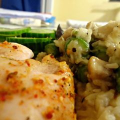 A picture of Asparagus Risotto.