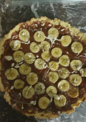 Una foto de Tarta de dulce leche con harina de arroz