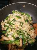 Noodles with veggies