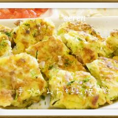 Finger Food Okonomiyaki For Babies on Solids A picture of Finger Food Okonomiyaki For Babies on Solids.